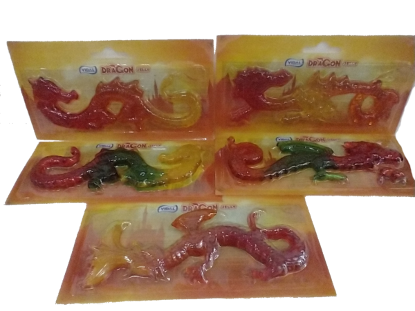 Bonbon en forme de dragon ,gelée